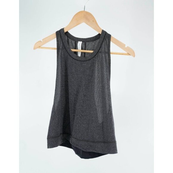Lululemon Pace Perfect Tank Heathered Black / Black | 6 - Picture 3 of 7
